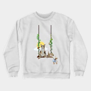 Swing Into A Sunny Day Crewneck Sweatshirt